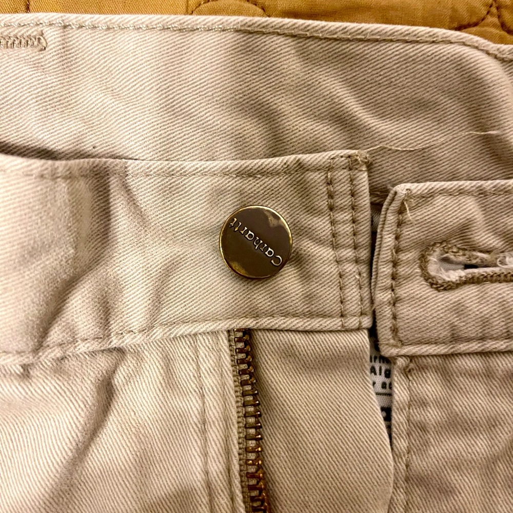 ** CARHARTT CARPENTER PANTS, LIGHT WT, 100% COTTON (COLOR) SAND, & COMFORTABLE!!